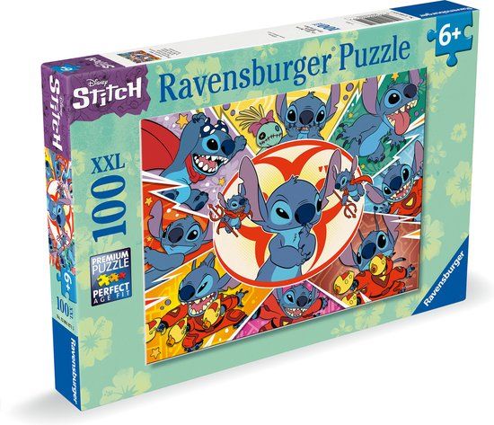 Ravensburger Puzzel Disney Stitch - 100 XXL stukjes - 6+ jaar