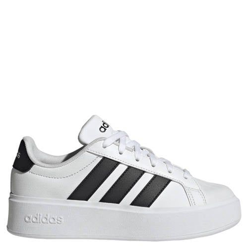 adidas Sportswear imitatieleren sneakers - wit/zwart