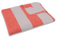 Setex Knuffeldeken, decoratieve deken van 85% katoen en 15% polyester, 200 x 150 x 0,5 cm, oranje effen