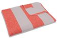 Setex Knuffeldeken, decoratieve deken van 85% katoen en 15% polyester, 200 x 150 x 0,5 cm, oranje effen