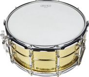 Ludwig Hammered Brass Snare LB422BKT, 14"x6,5"