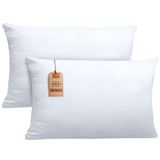 NatureMark Jersey kussenhoezen, 40 x 60 cm, wit, set van 2