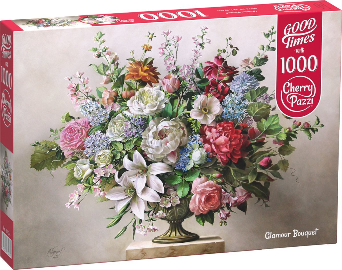 Cherrypazzi Glamour Bouquet Puzzel 1000 Stukjes