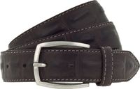Vanzetti Leren Riem 35mm Leather Belt W115 Dark Brown Donkerbruin