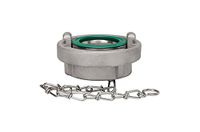 RIEGLER 108357-3407.51 Storz-Blindkoppeling, ketting, ES V4A, Storz-maat 38, KA 51 mm, 1 stk