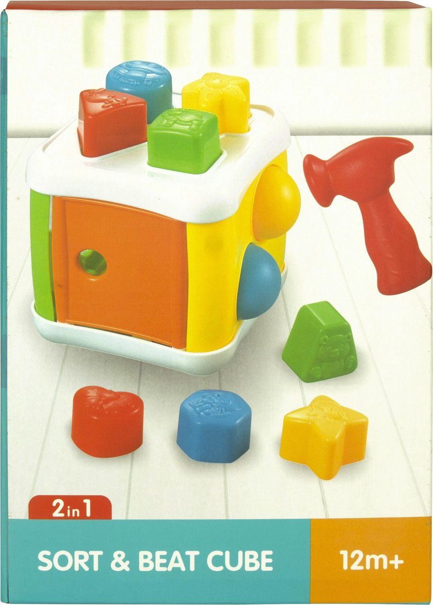 Jollity Works JollyToddler - Vormenstoof - Baby - Vormen - Leerzaam - Hamer