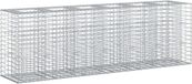 vidaXL Gabionen verhoogde border, 2 stuks, 250 x 50 x 80 cm, verzinkt staal