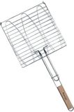 Grill Party Master Master Grill & Party Triple Visrooster RVS Houten Handvat