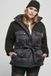 Urban Classics Sherpa Mix Puffer manteau d'hiver Noir M
