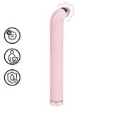 Loveline - vibromasseur en verre point G (rose)