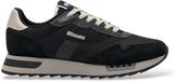 Blauer Zwarte leren sneakers Ryder 01