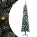 VidaXL Kunstkerstboom met 300 led groen 180 cm pvc en plastic en staal
