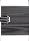 Bolt Edge Rideau nid d'abeille - Gris - Polyester - 100x120cm