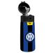 SEVEN Drinkfles F.C. Inter Voetbal, zwart en blauw, thermosfles van roestvrij staal, BPA-vrij, voor binnen en buiten, temperatuurbestendigheid tot 24 uur, voor kinderen