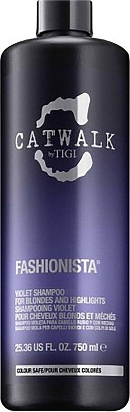 TIGI Catwalk Fashionista Violet Shampoo 750ml - For Blonde Hair