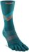 Injinji Run Lightweight Crew Coolmax teensokken - Lagoon groen/Roze - 40-44