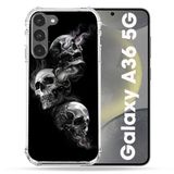 Cokitec Samsung Galaxy A36 5G Drievoudig doodshoofd Versterkte hoes