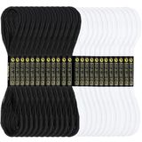 Romon Borduurgarenset, zwart en wit, 12 strengen per draad, 8 m lang
