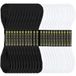 Romon Borduurgarenset, zwart en wit, 12 strengen per draad, 8 m lang
