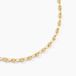 Collier maille Dami maille grain de café or jaune