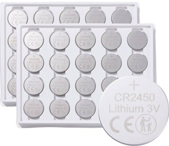 Voltcraft Knoopcel CR2450 3 V 40 stuk(s) 580 mAh Lithium CR2450