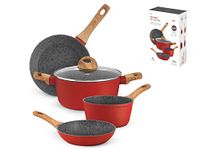 H & H Red Rock Accu batterij, aluminium, grijs, 5 stuks