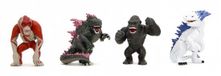Jada Toys Godzilla Nano Metalfigs Diecast Mini Figuur 4-Pack Wave 1 4 cm Mini-Figuur