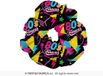 Guirca Scrunchie 80's Forever Zwart
