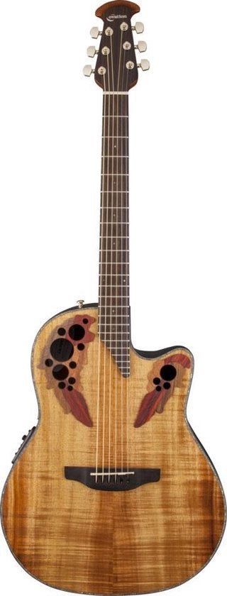 Ovation CE44P-FKOA Celebrity Elite Plus Figured Koa
