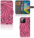 B2Ctelecom iPhone 14 Pro Max Hoesje Swirl Pink