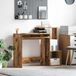 Table d'ordinateur rectangulaire avec espace de rangement et design moderne