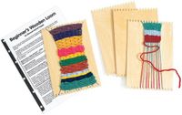 Merkloos Colorations Houten Weefgetouw - Creatieve Loom Set van 12 Stuks