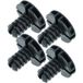 AEG vhbw 4x pied réglable compatible avec T8DS86599, T8DSB940C, T8DSB860A, T8DSB830E, T8DS86689 sèche-linge, sèche-linge - pied de 3,5 cm, noir