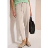 Cecil Mid Waist broek met wijde pijpen in casual pasvorm