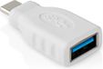 Allteq USB C naar USB A adapter - 3.2 Gen 1 - 5 Gb/s - Wit