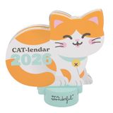 Mr Wonderful MEOW-lendar bureaukalender 2026 met sokkel