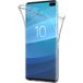 Phonillico® Hoesje voor Samsung Galaxy S10 PLUS - Transparant Volledig siliconen TPU Gel Hoesje Twee in elkaar grijpende voor- en achterkant