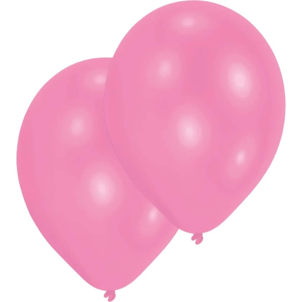 Amscan ballonnen roze 28 cm 10 stuks