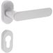 Fimet PZ-Rosettengarnitur SHAPE 1320-277 auf schmalen Rosetten, Chrom satiniert