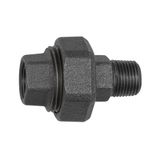 Riegler Schroefverbinding 341, conisch dicht., R 1/2, Rp 1/2, Temperg. zw., bedrijfstemperatuur -20 °C tot 300 °C, ISO 7-1