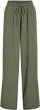 VILA wide-leg broek High-waist Olivine