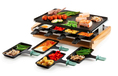 Domo DO9246G Raclette - 8 Personen - 1200W - Zwart/Hout