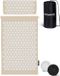 LifeGoods Spijkermat met Kussen - Shakti Mat - Acupressuur Mat - Beige