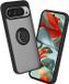 Techsuit Hoesje geschikt voor Google Pixel 9 Pro XL - Glinth Back Cover met ring en magneet - Zwart