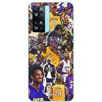 Maniacase Etui Oppo A57s 4G Kobe Bryant Alle Generaties Kampioen NBA