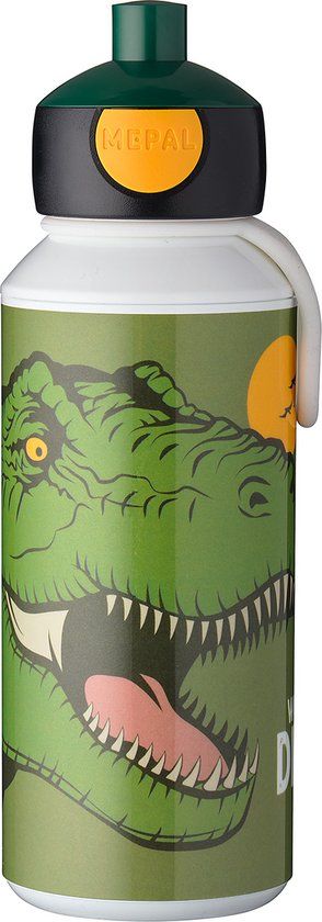 Mepal Campus Pop-up Drinkfles - 400 ml - Dino
