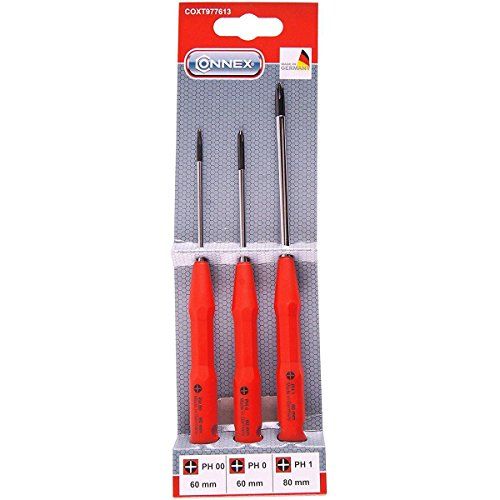 Max power COXT977613 Precisieschroevendraaier met kruiskop - 3 stuks