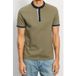 OLYMP Casual Regular Fit Polo shirt Korte mouw olijf