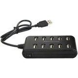 On Earz Mobile Gear ONEARZ MOBILE USB 2.0 10-Port Hub with Power Adapter