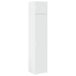 VidaXL Hoge kast, smal, wit, 45x42,5x225 cm, van houtvezel